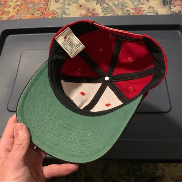 Vintage 90s nike swoosh snapback hat - Picture 2 of 3